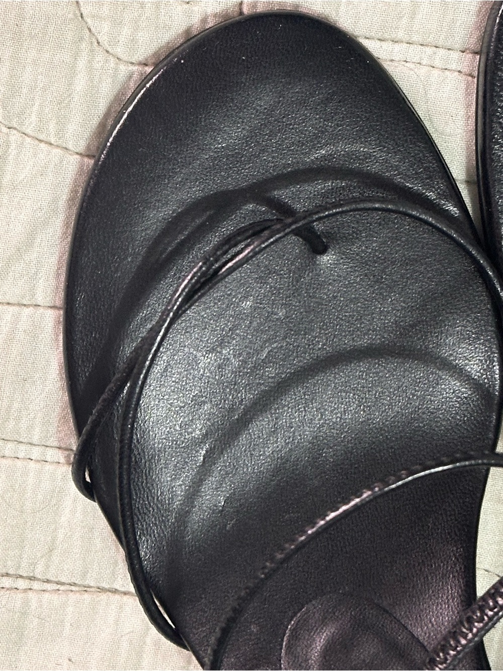 NWOB Jenni Kayne Eve Heeled Sandals Black Leather EU 39 $425 - Picture 4 of 8